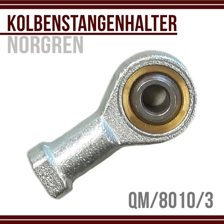 OUTLET 5x Norgren QM/8010/32 Universelle Kolbenstangenbefestigung 10mm Bohrung 
