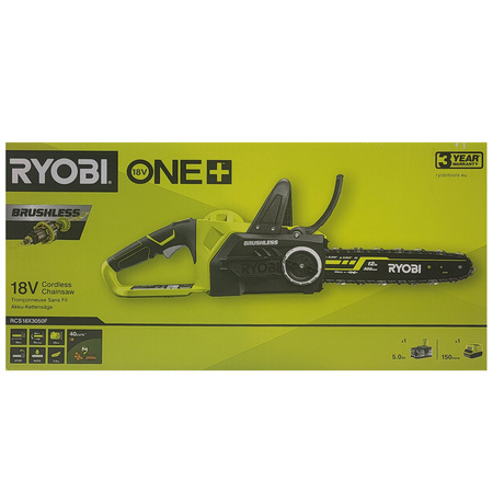 Ryobi RCS18X3050F - Akku-Kettensäge 18 V ONE+ 30 cm Set inkl. Akku 5 Ah