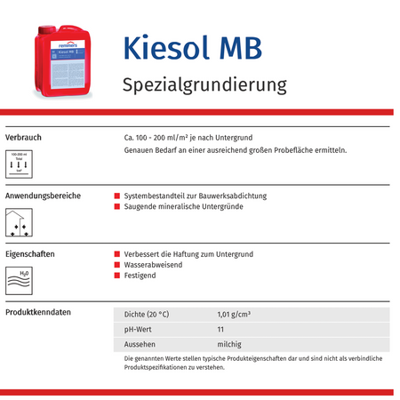 Remmers Kiesol MB Sezielle Grundierung für alle Untergründe 5 Liter