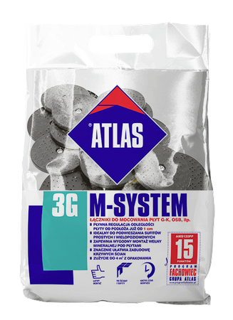 ATLAS M-System 3G Anker für die Befestigung Trockenbau Schnellmontage Profil 250