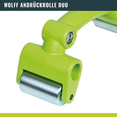 WOLFF Andrückroller Duo zur Nahtanreibung von Bodenbelag u. Teppichboden