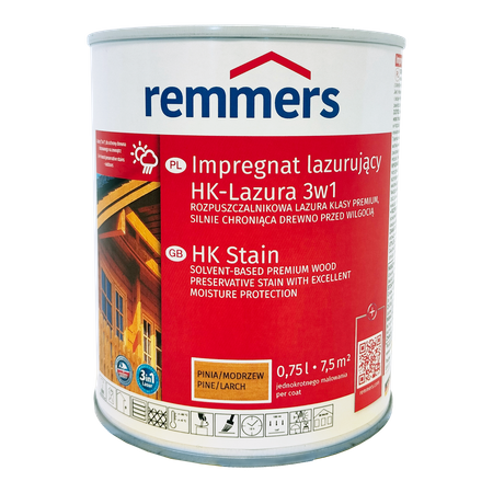 Remmers HK Lasur 0,75 L Pinie/Lärche – 3in1 Holzschutzmittel