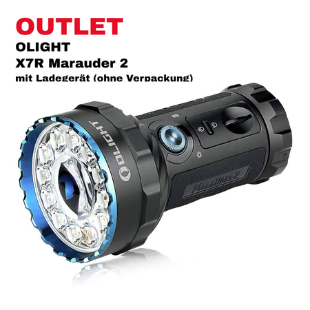 OUTLET OLIGHT X7R Marauder 2 mit Ladegerät ohne Verpackung I Strahlabstand 800 m