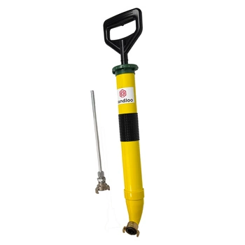 Bandloo Injektionsset: gebogene Handpumpe GEKA + Stutzen 10 mm