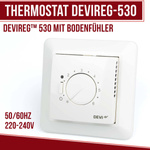 Danfoss Thermostat Devireg-530 verdeckte Temperaturregelung von +5 bis +35 °C
