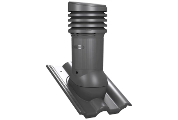 Dunstrohr TILE EVO DN 125 mit KONDENSAT ABFÜHRUNG Braas Frankfurter Dachziegel