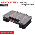 Werkzeugkoffer SET Qbrick System TWO Box 200 + 6 x Organizer Multi Werkzeugkiste
