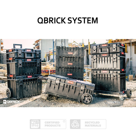 Qbrick System TWO Organizer Plus Polycarbonatr Deckel Polyamid-Verschlüsse NEU