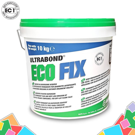 MAPEI Ultrabond Eco Fix TEPPICH PVC Kleber Teppichboden Beläge Fixierung 5-10 KG
