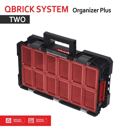 Qbrick System TWO Organizer Plus Polycarbonatr Deckel Polyamid-Verschlüsse NEU