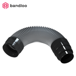 BANDLOO Lüftungsset DN125 – Ruroflex KLIK + Kondensatabscheider 125 mm Anthrazit