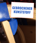 Rodel Holz Schlitten Winter Holzschlitten Klapprodel Klappschlitten TÜV/GS Blau 100 cm