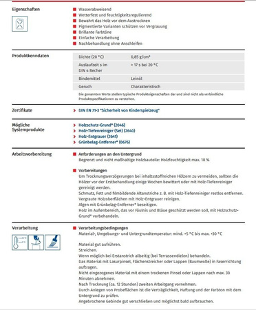 Remmers Pflege Öl 5 L Holzöl Terrassenöl Gartenmöbelöl Nussbaum