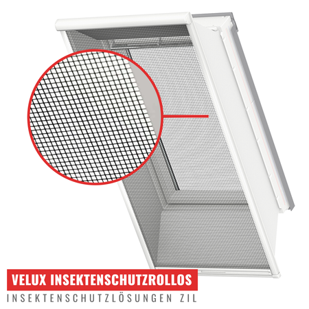 VELUX ZIL MK06 0000SWL 760x2000 WL Insektenschutzrollo / Fliegengitter für Dachfenster