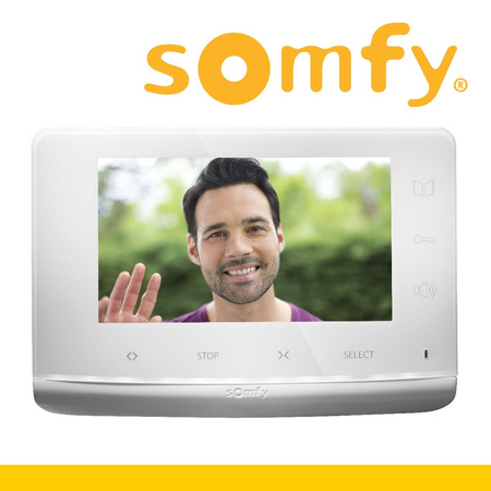 Somfy Videotürsprechanlage V300 zur Zutrittskontrolle Farbbildschirm Farbdisplay