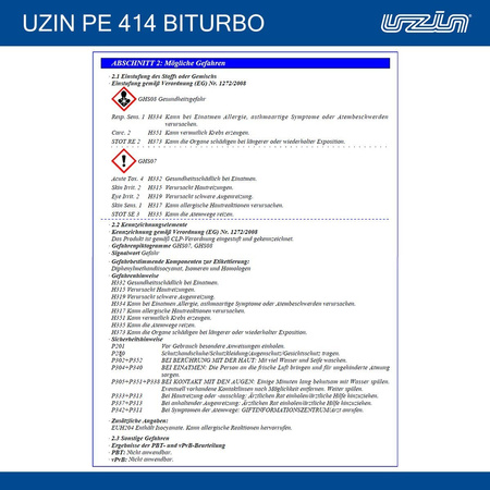 UZIN PE 414 BiTurbo 1-K PUR-Schnellgrundierung zur Parkettverlegung 12 kg NEU