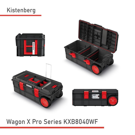 Kistenberg Wagon X Pro Series Robuster Werkzeugkasten Werkstatt Werkzeugkoffer 