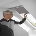 VELUX Rollladen Verdunkelungsrollo Rollo RFL MK06 1028SWL 118x78 cm Grau