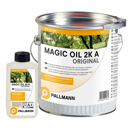 PALLMANN MAGIC OIL 2K ORIGINAL High-Solid 2-Komponenten Parkettöl A/B Parkett