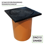 Kanaldeckel Schachtverlängerung DNØ315/400 Schachtdeckel KG Rohr Kontrollschacht