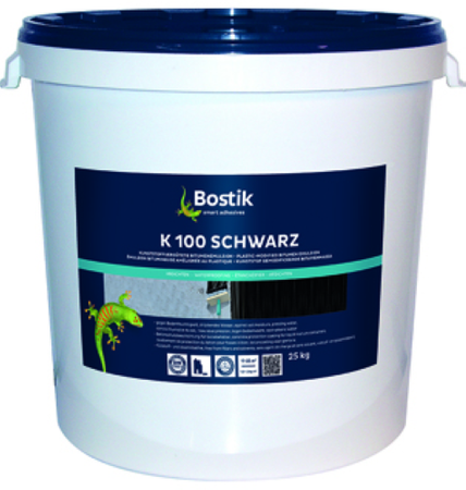 BOSTIK K 100 Hey Di Abdichtungsmasse auf Latex-Bitumen-Basis 10 KG schwarz