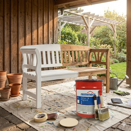 Set Bandloo Multi-Grunt 10 l mit Breitpinsel 11 cm und Pinsel 1,5 Zoll