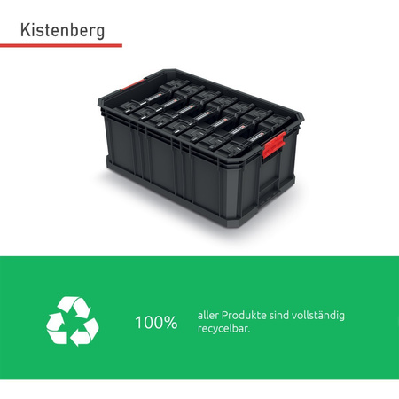 Kistenberg MODULAR SOLUTION Box Aufbewahrungsboxen 52 x 32 x 21 cm + 7 Organizer