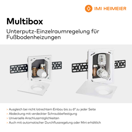 Heimeier Multibox RTL 9304-00.800 Rücklauftemperaturbegrenzung Ventil Thermostat