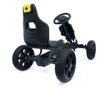 Großer Gokart mit Pedalen Schaumreifen - Gelb
