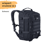 WISPORT RUCKSACK SPARROW 30 II BLACK  SAS PLUS Ergonomic, MOLLE, 1300 g, 30 L