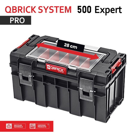 Qbrick SYSTEM PRO 500 Werkzeugkoffer Organizer Werkzeugkiste Werkstatt TOOLBOX