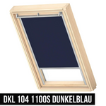 OUTLET VELUX DKL 104 1100S Verdunkelungsrollo 55x98 Silberne Seitenschienen 