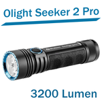Outlet OLIGHT SEEKER II Pro 3xLED 3200 LM Wasserdicht 5000 mAh Wasserdicht: IPX8