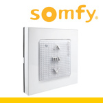 Somfy Smoove Origin RTS Pure Funk Wandsender inkl. Rahmen für Rollladen Markise 
