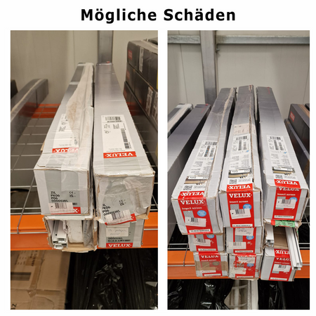OUTLET VELUX DKL U08 1100S Dunkelblau Verdunkelungsrollo für Dachfenster 134x140