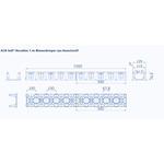Satz 6x ACO Entwässerungsrinne P319210 Hexaline 2.0 1m