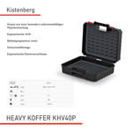 OUTLET Kistenberg Koffer Elektrowerkzeuge Schaumstoff-Einlage Maschinenkoffer