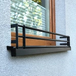 Blumenkastenhalterungen für die Fensterbank Fensterbank-Absturzsicherung MODERN