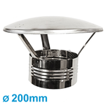 Kamin Regenhaube Edelstahl Kaminabdeckung Schornsteinabdeckung Ø120/130/150/200