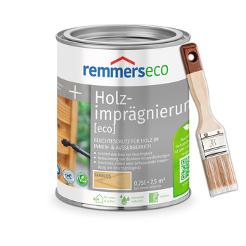 Bandloo Set Remmers Holzimprägnierung [eco] 0,75L farblos + Pinsel