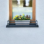 Blumenkastenhalterungen für die Fensterbank Fensterbank-Absturzsicherung Fenstergitter Blumenkästen MODERN STYLE