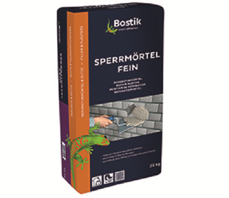 BOSTIK SPERRMÖRTEL FEIN Reparaturmörtel Zementputz Wasserabweisender 25 KG