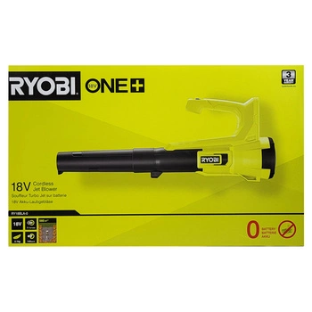 Ryobi RY18BLA-0 -Akku-Laubbläser 18 V ONE+ (ohne Akku), leicht & leistungsstark