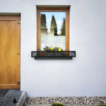 Blumenkastenhalterungen für die Fensterbank Fensterbank-Absturzsicherung Fenstergitter Blumenkästen Verschiedene Modelle und Größen
