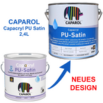 CAPAROL Capacryl PU Satin PU-Acryllack Seidenmatt 2,4L Weiß