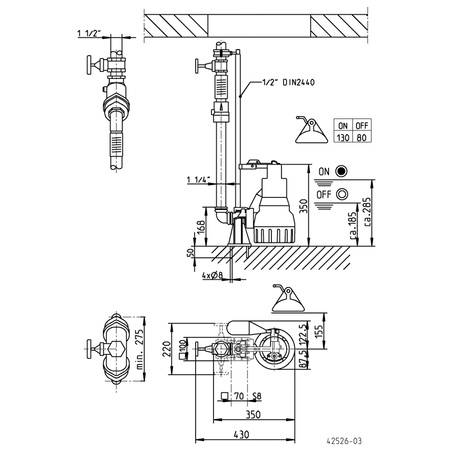 Jung Pumpen JP00227 U6K ES Tauchpumpe für Schmutzwasser