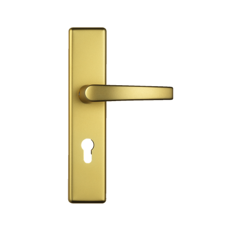 ABUS Wohnungstürschutzbeschlag mit quadratischem Zylinderschutz KLZS714 F3 08426