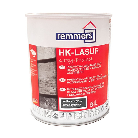 OUTLET Remmers Aidol HK Lasur 5 L Holzlasur Holzschutz Holzfarbe Deckfarbe