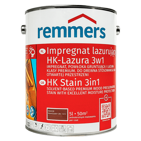Remmers HK Lasur 5 L Mahagoni – 3in1 Holzschutzmittel